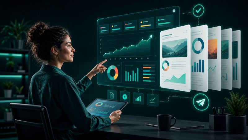 Persona generando informes con LIME Pilot